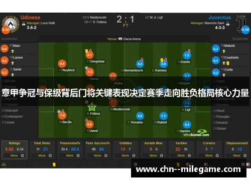 意甲争冠与保级背后门将关键表现决定赛季走向胜负格局核心力量 意甲争冠与保级背后门将关键表现决定赛季走向胜负格局核心力量